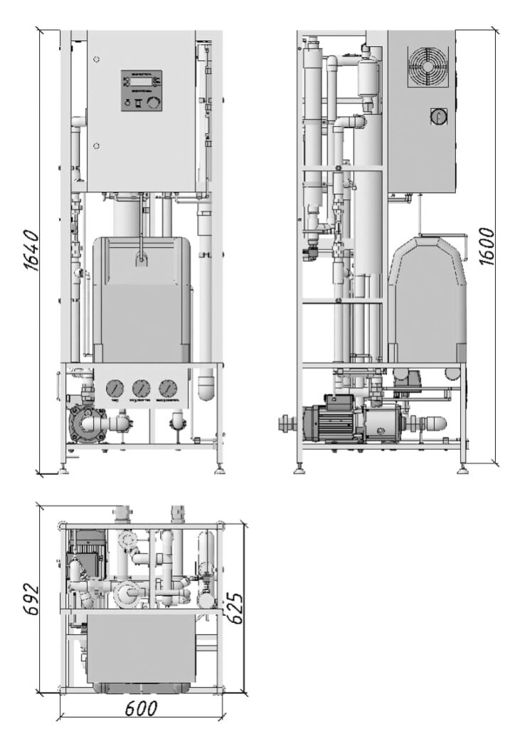 Габаритный чертеж JTR-20
